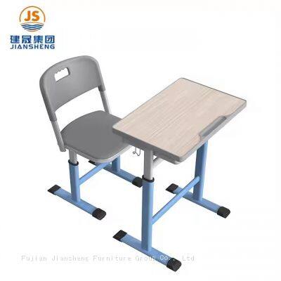 JS High Quality Primary School Furniture Single Seater Desk and Chair