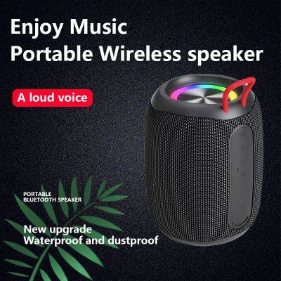 Morden Style Popular Design Hight Quality LED Colorful Night Light Waterproof Outdoor Fabric Portable Bluetooth Speaker photo-5