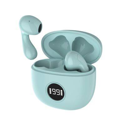 TWS Blue Tooth Wireless Earplug Headphones Sports Mini Tws Lcd Display Earphone photo-5