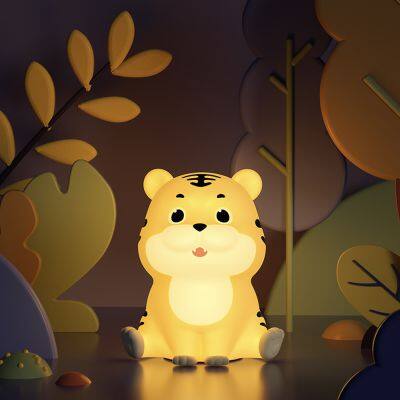 3500 K Decor USB Rechargeable Cute Animal LED  dimming portable USB night light birthday Gifts for Baby, Children, Toddlers