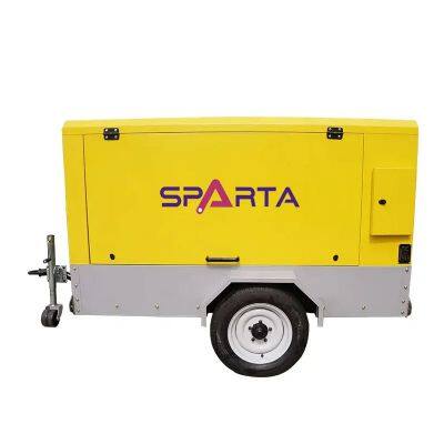 ow Fuel Consumption 6m3 212cfm Diesel Screw Air Compressor 46KW for Mining