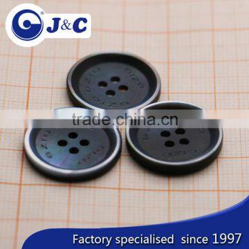 32L Big Black Mother of Pearl Shell Buttons for Coat