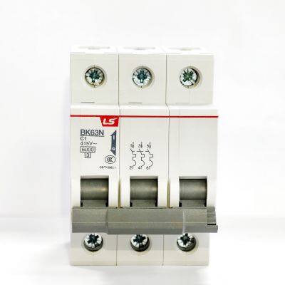 LS Official genuine New Original BK63N 3P  C D type Circuit Breaker
