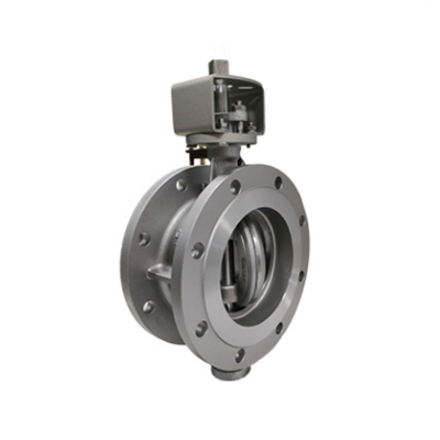 Triple eccentric metal hard sealing flange butterfly valve D343W-16P