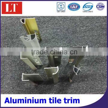 Foshan aluminium wall protection tile trim profile