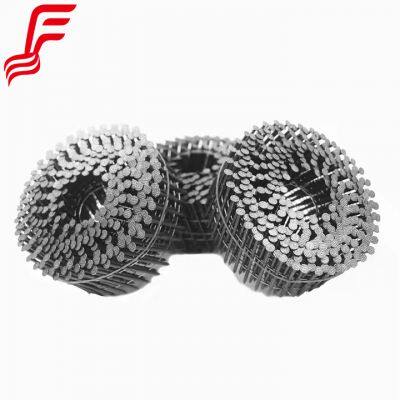 1-1/4 Full Hard Steel Ring Shank Coil Roofing Nails Iron Material photo-4