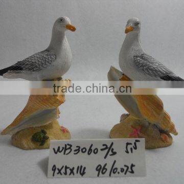 Cheap 3D Resin Seagull for sale home decoration