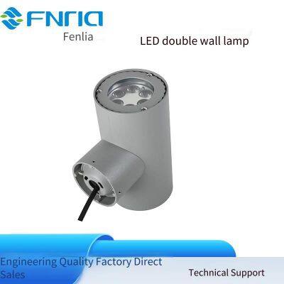 Led Outdoor Waterproof Round and Square Wall Lights, Available in 6w, 9w, 18w, 36w, Single Color and Seven - Color Options photo-2