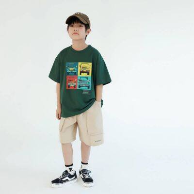 Children's Pure Cotton T-shirts for Summer, Parent-child Outfits, Short-sleeved Summer Tops for Boys and Girls, Fashionable Kids' Korean-style Half-sleeves, Wholesale, Class a