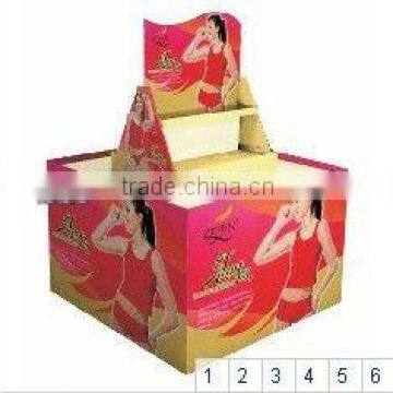 high quality make up cardboard display stand China