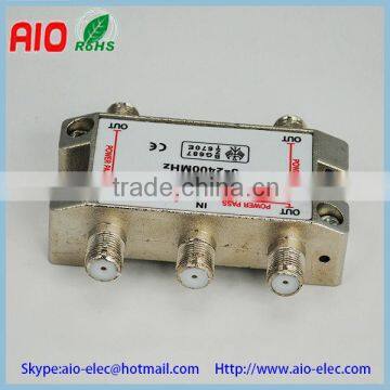 5 to 2400MHz 4 way splitter for CATV antenna