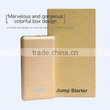 Thin Car Emergency Power Bank, Battery Charger 8000mAh Slim Mini Jump Starter 12v Car Jump Start Power Bank