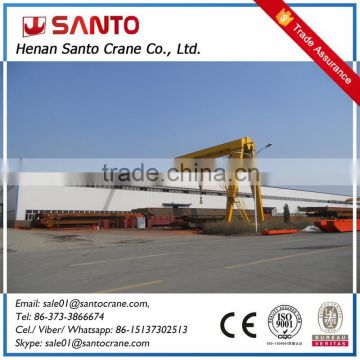 Heavy Load Double Beam Semi Goliath Crane with Light Duty