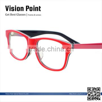 New model fashion big full rim acetate eyeglasses for women from China