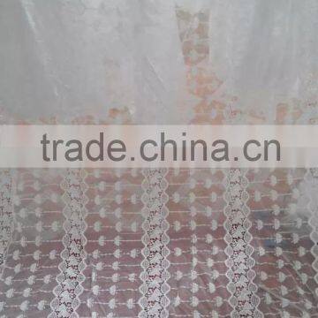 Lace Fabric Hot Organdy Embroidery Lace Milk Silk Full Lace for Accessory photo-6