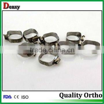 Promotional high quality molar Bands with convertible roth buccal tube / dental orthodontic bands