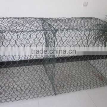 Gabion mesh with hot dipped galvanized and plastic coated for your choice