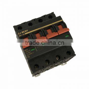 1-4p L7 DC MCB 1-63A up to DC 1000V B/C Curve