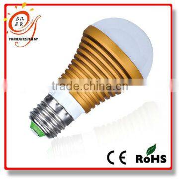 Exclusive design CE Rohs 3 5w globes led bulb lights