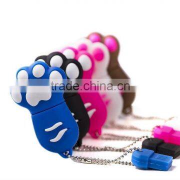 Whosales Cute usb flash drive cat claw usb 32gb 16gb 8gb memoria usb stick