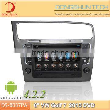 8" VW Golf7 2013 pure android 4.2.2 car DVD GPS with WIFI/3G