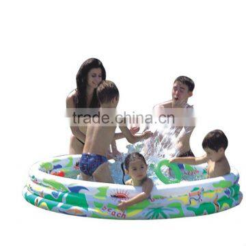 Inflatable 3-Ring Pool