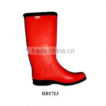 Ladies' fashion rain boots / rubber boots