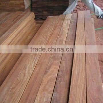 smooth Brazilian teak /cumaru outdoor timber decking