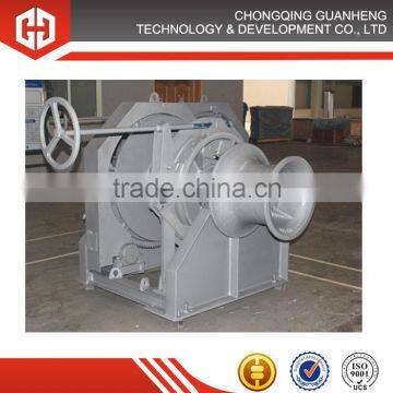 Electric hydraulic marine tugger winch