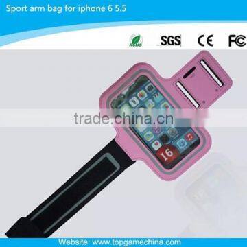 pvc phone waterproof case for iPhone 6 Plus arm bag