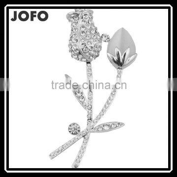 Personalized Flower Design Metal Gold Lapel Pin For Sales