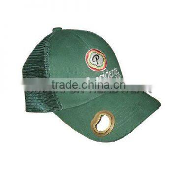 beer bottle opener trucker mesh caps