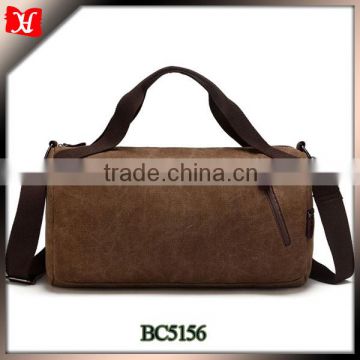 China cheap waterproof canvas duffle bag luggage wholesale leather bag