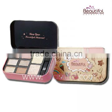 High quality Mineral Ingredient and Waterproof Feature matte wholesale multi colored makeup eyeshadow