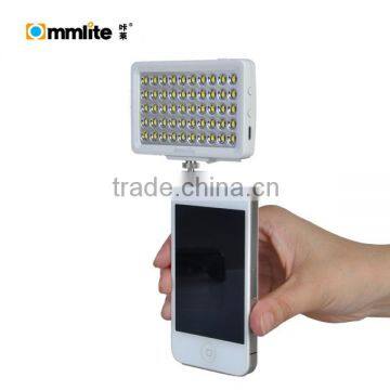 Commlite 50 bulbs CoMiray Multi-functional Mini selfi-portrait LED Video Light for Cellphone,Pad,for DSLR Cameras,for Gopro