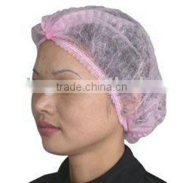 Disposable Nonwoven Bouffant Cap with Elastic Band