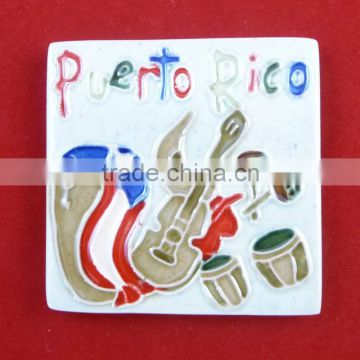 Beautiful Glazed Surface Ceramic 3d Souvenir Magnets