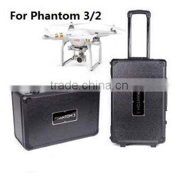 Aluminum DJI Phantom 3 Case suitable for phantom 3/2 with wheels