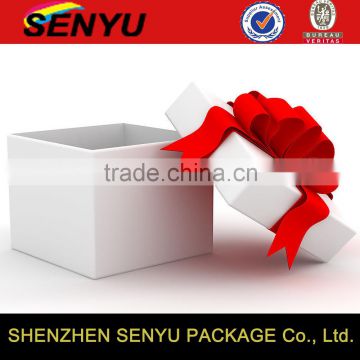 Custom Printing Paper Packaging White Gift Box for Sale