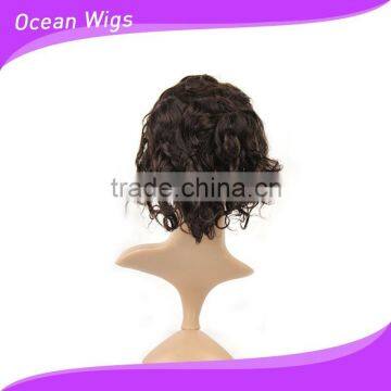 Human Hair Lace Wig, Body Wave, 10", Natural Color photo-5