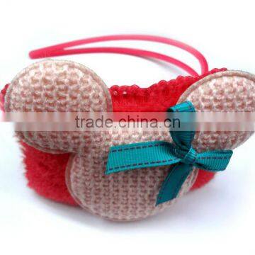 Mickey Head With Little Bownot Headband For Children