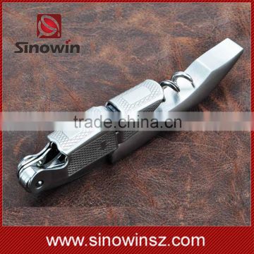 metal wine opener with stainless steel handle