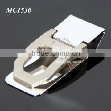 Engrave Hollow Zinc Alloy Pocket Slim Cash Clip Personalized Folding Stainless Steel Metal Money Clip Gift photo-6