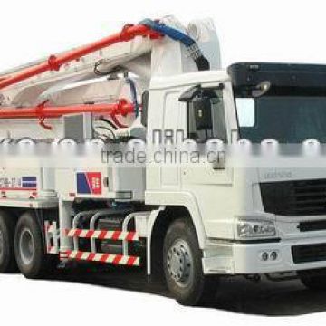 sino truck howo 6x4 concrete pump truck