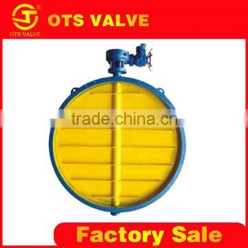 BV-LY-0085 double flanged ventilation electric control valve 12v