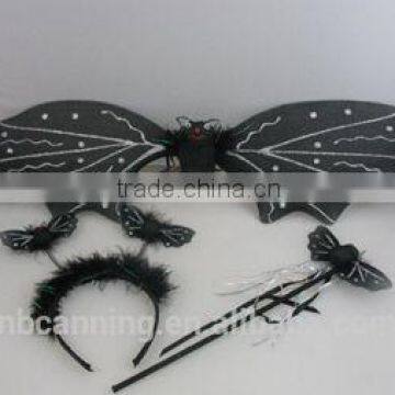 Halloween wing / Halloween party accessories wing/ headband bat wing costume set