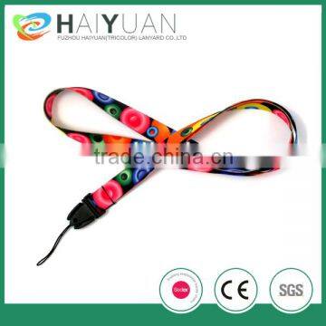cheap custom logo eco-friendly polyester lanyard supplier
