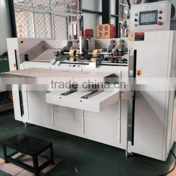 semi-automatic corrugated carton box stitcher machine