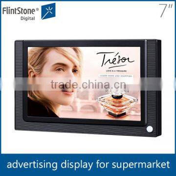 7 inch digital advertising lcd display with motion sensor