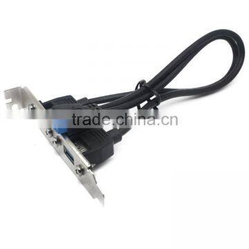 Super Speed 2 ports 3.0 USB Front Panel with 19/20 pin USB3.0 cable